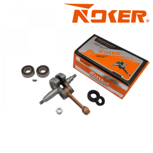 Колінвал 44 мм бензокоси к-кт сальники + підшипники + гайка маховика + шпонка (NOKER)