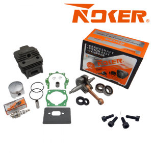 Поршневая + коленвал ( комплект ) 44 мм бензокосы ( NOKER )
