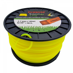 Бухта леска квадрат 2,7мм (188м)