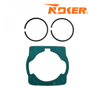 Кольца на поршень 44мм + прокладка цилиндра мм бензокосы (NOKER)