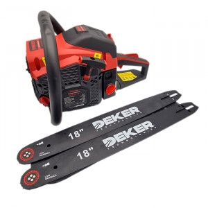 Бензопила  DEKER DCS 58-18 2шины+2цепи