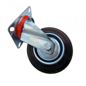 Колесо в сборе с поворотным креплением 100мм