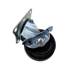 Колесо в сборе с тормозом и с поворотным креплением 50мм