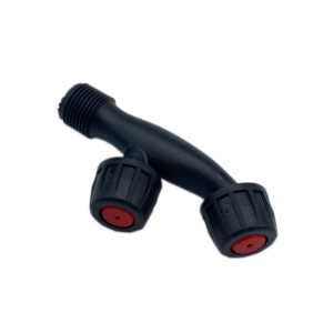 Насадка на опрыскиватель 2 выхода прямой НАРУЖНАЯ РЕЗЬБА