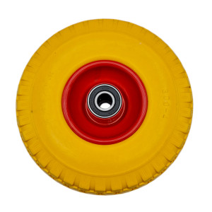 Колесо на тачку ( силикон) 3,00-4 под ось 20мм, без оси