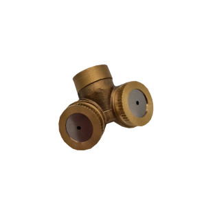 Насадка на опрыскиватель латунная 2 выхода (Р1827)