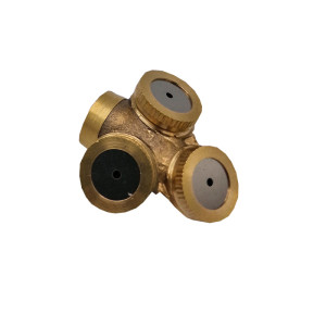 Насадка на опрыскиватель латунная 3 выхода (Р1828)