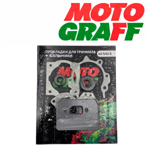 Прокладки 5 штучки бензокосы + сальники  40/44 (MOTOGRAFF)