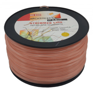 Бухта леска квадрат с жилкой 3,0 мм (146м)