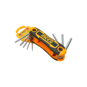Набір ключів Torx T9-T40 складний CrV 8 шт INGCO