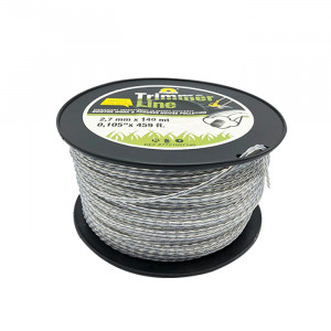 Бухта леска крученный  квадрат с жилкой  2,7мм (140м)