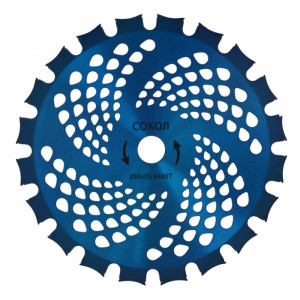 Нож 40Т победит двухсторонний 255мм ЦВЕТНОЙ